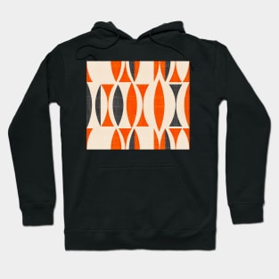 Black and orange drops Hoodie